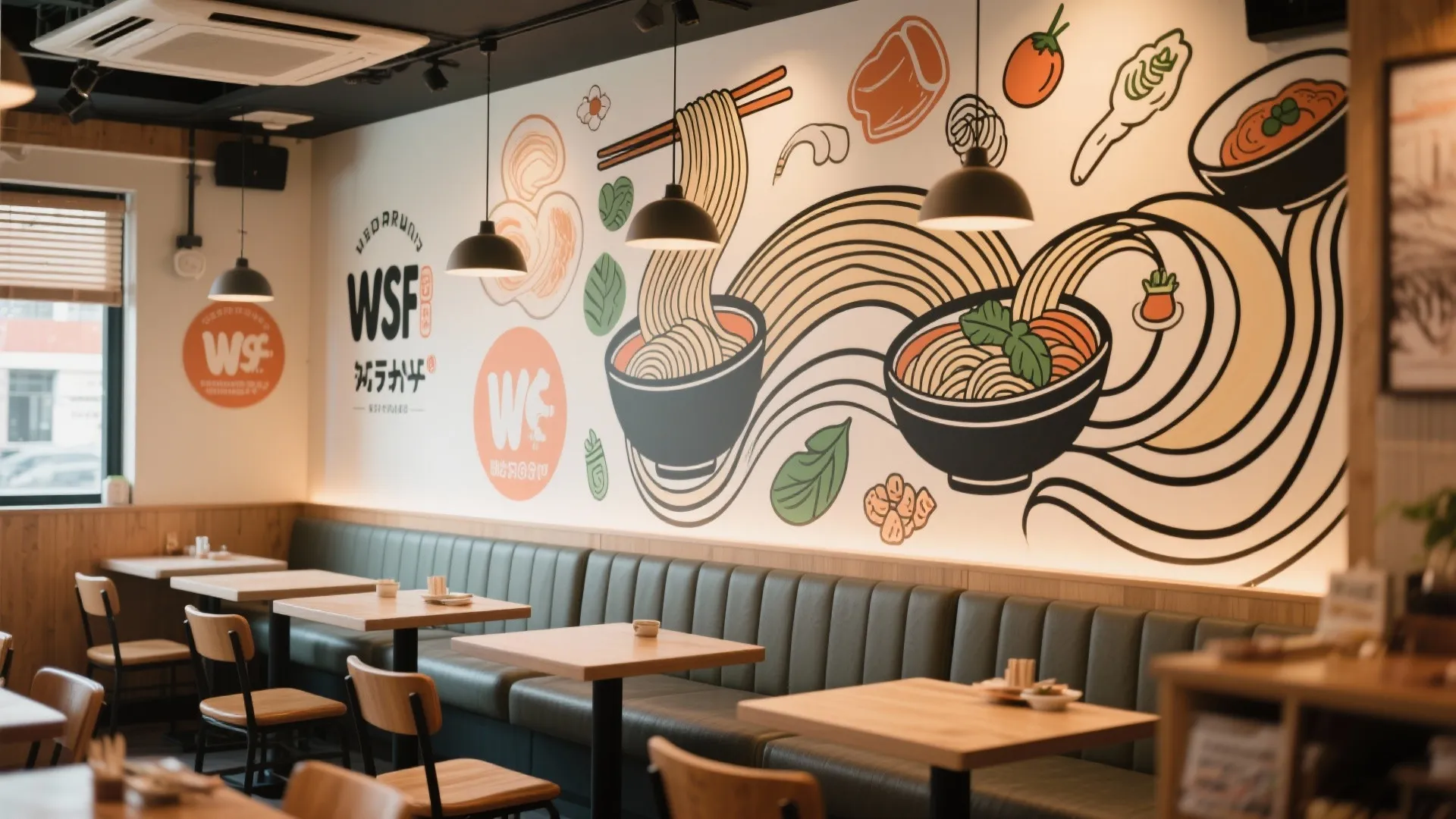 Idea 1: Brand-forward murals that tell a story