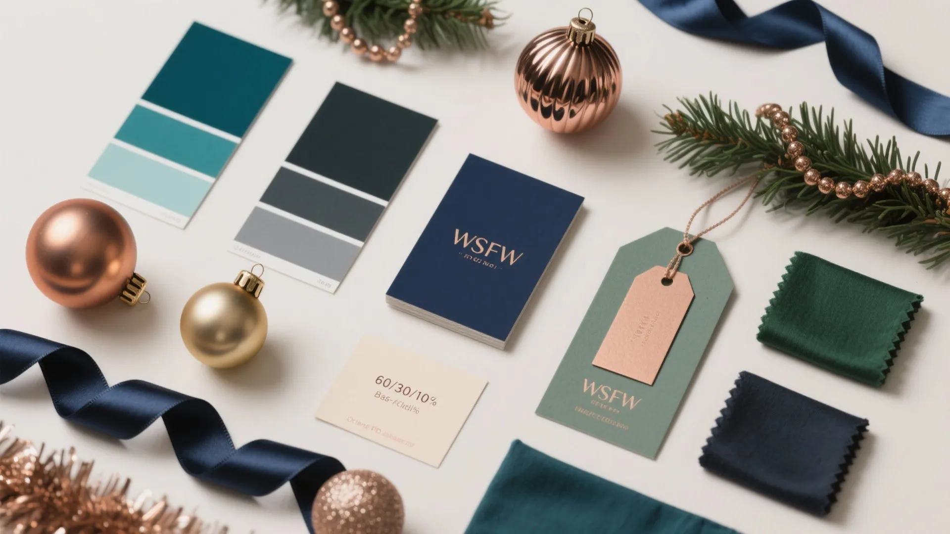Brand-meets-festive palette