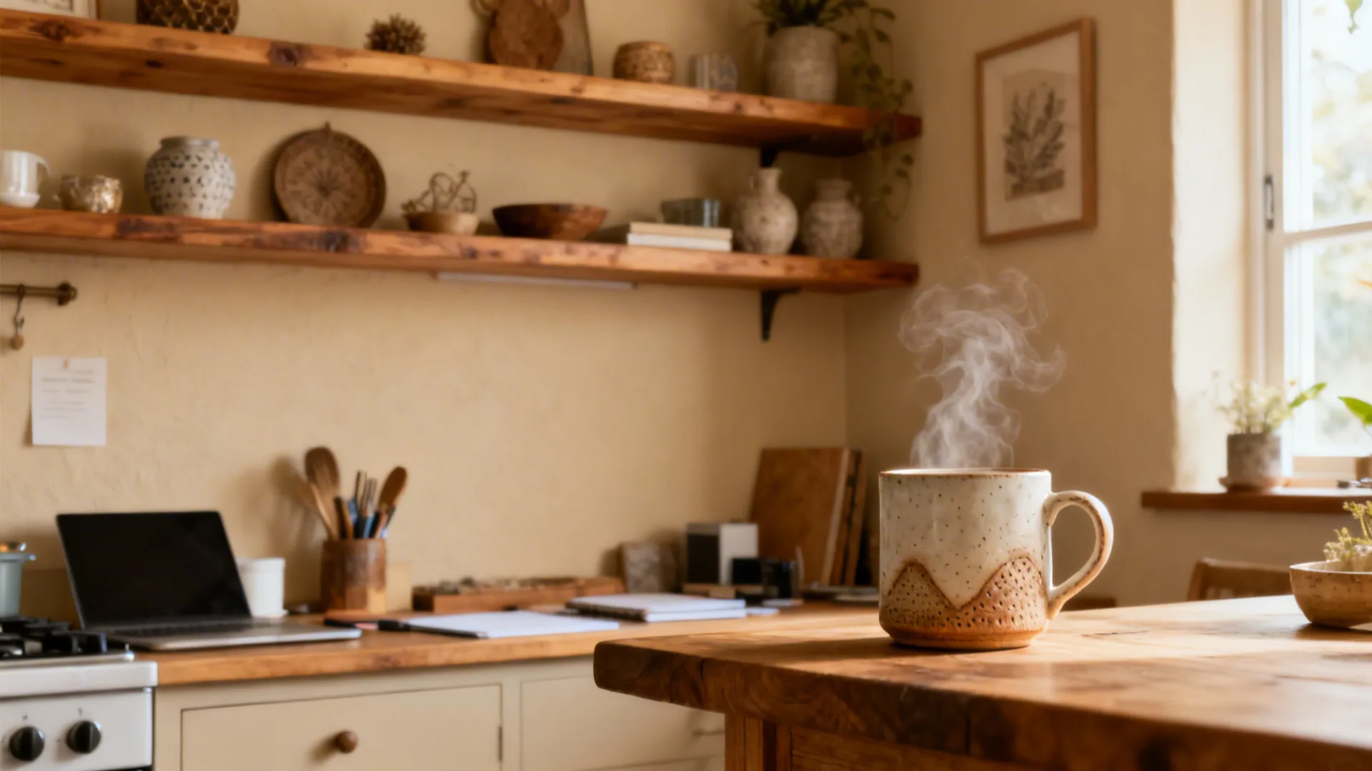 Warm Brand Story Page with Newsletter Capture