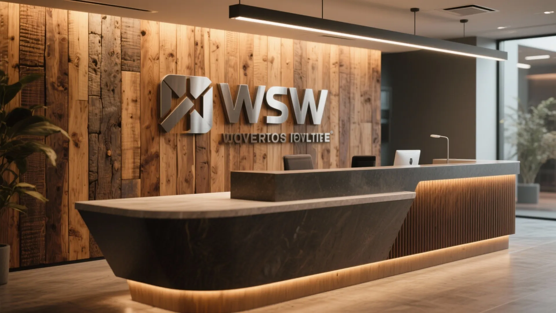 5. Branded Welcome Desk