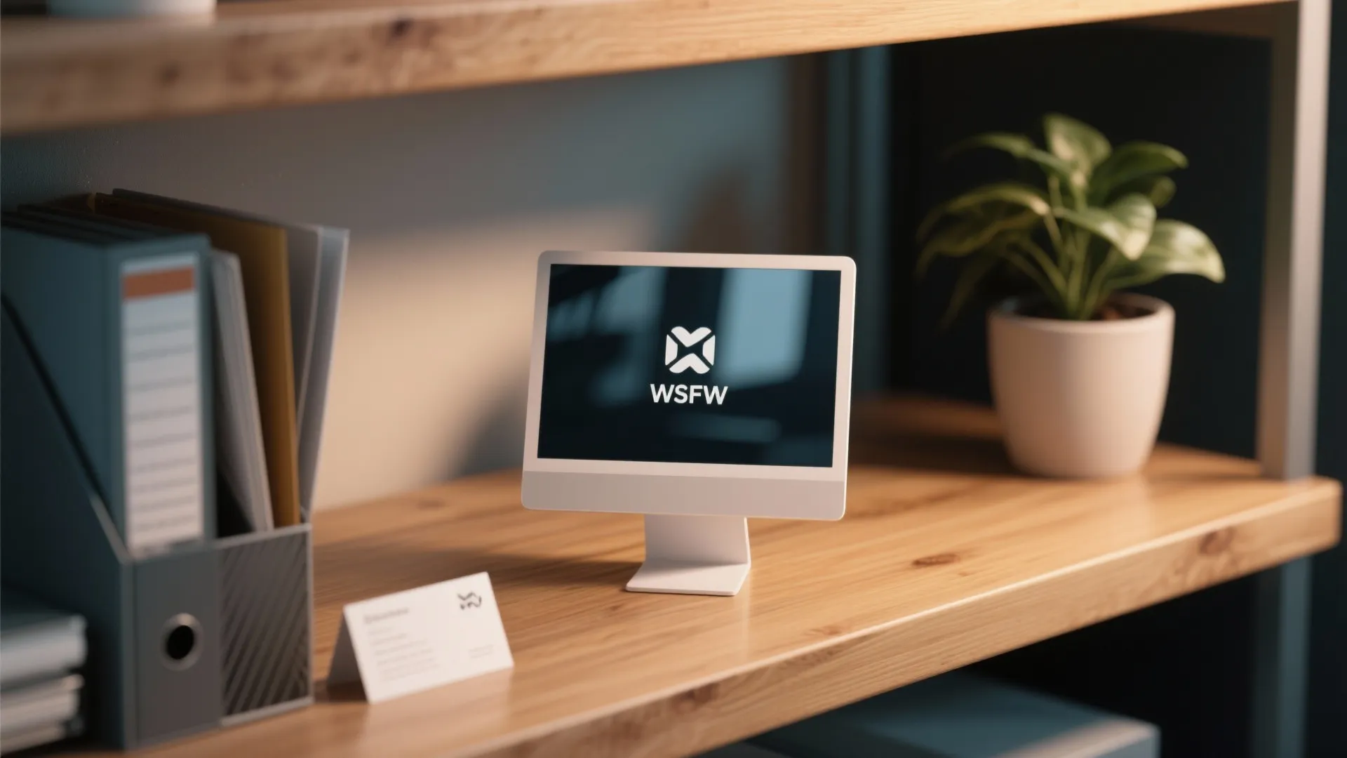 2. Branded Pop-Up Desk Card