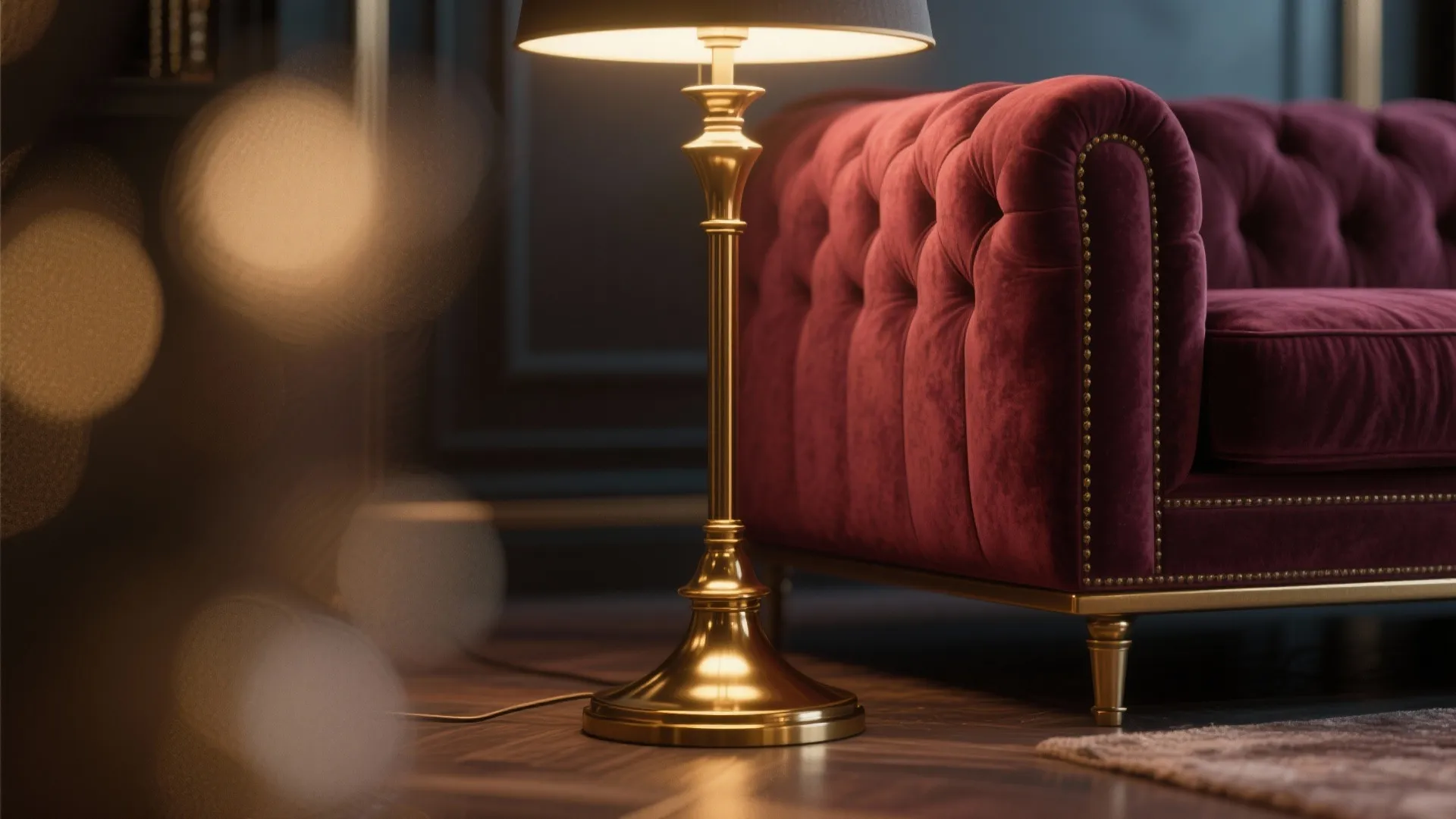 2. Warm Brass Accents for a Luxe Touch