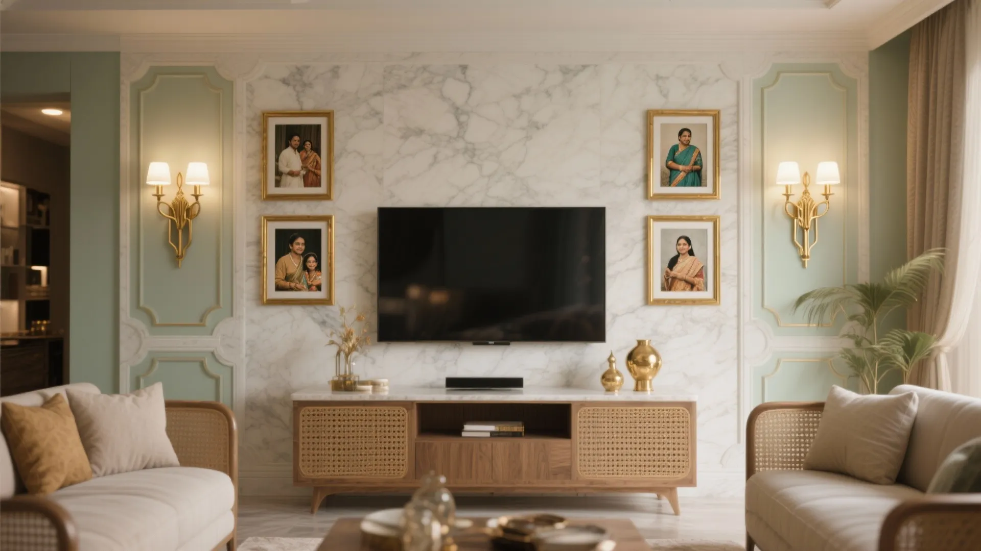 Brass Art Deco Sconces