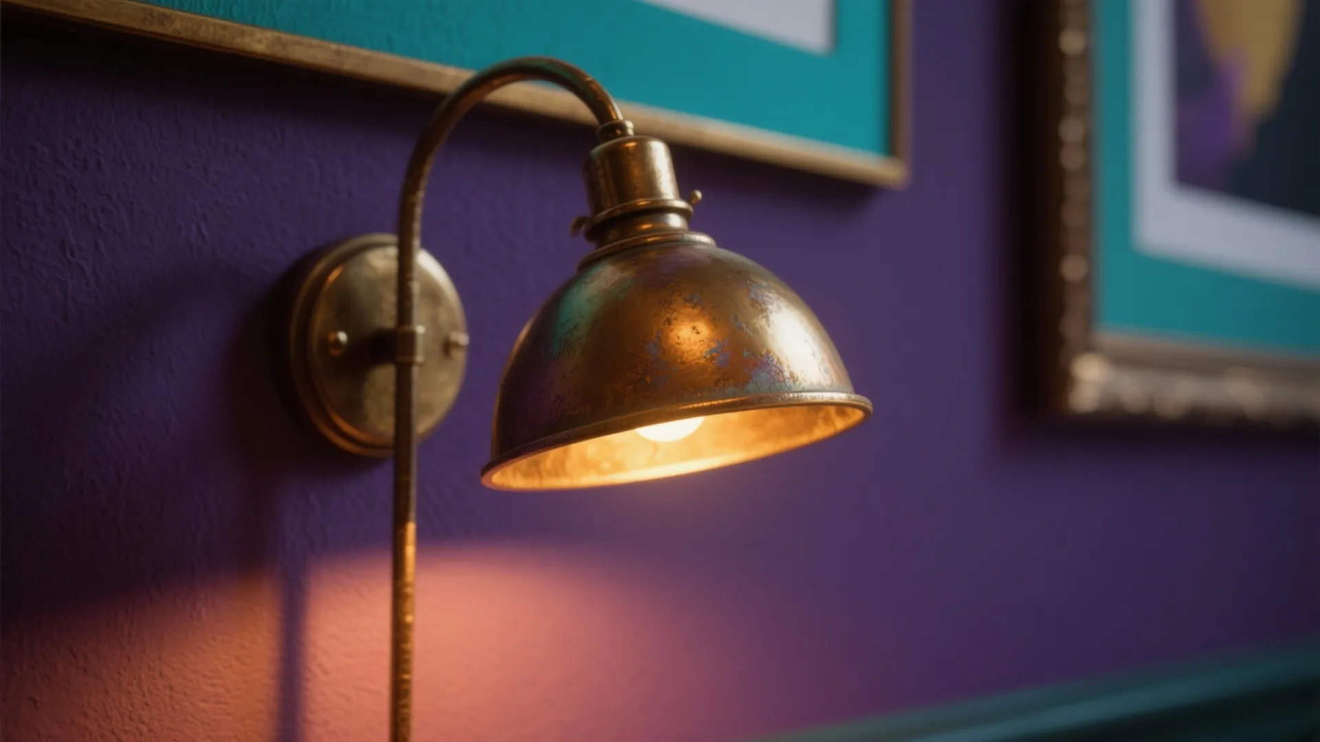 5) Jewel-Tone Layering: Aubergine, Teal, and Burnished Brass