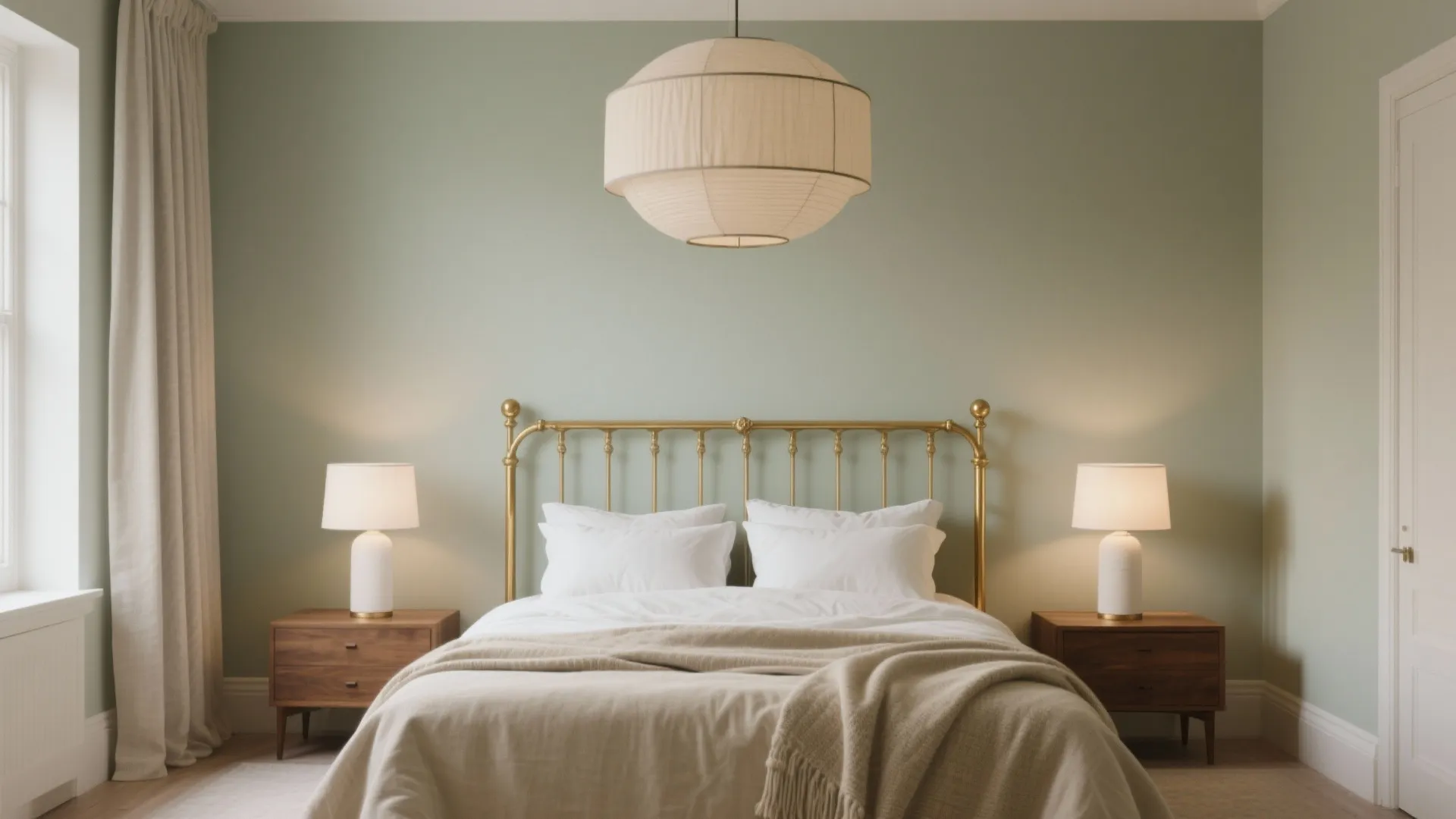 Bedroom Decorating Ideas Brass Bed