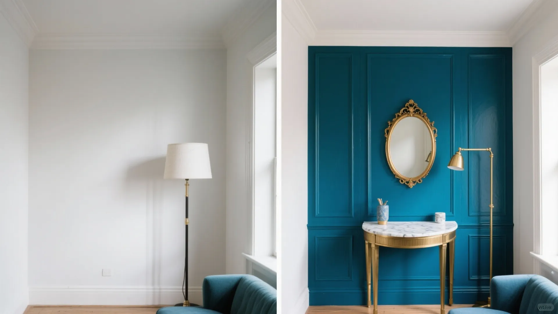 Antique Brass and Gilded Details in Small Doses