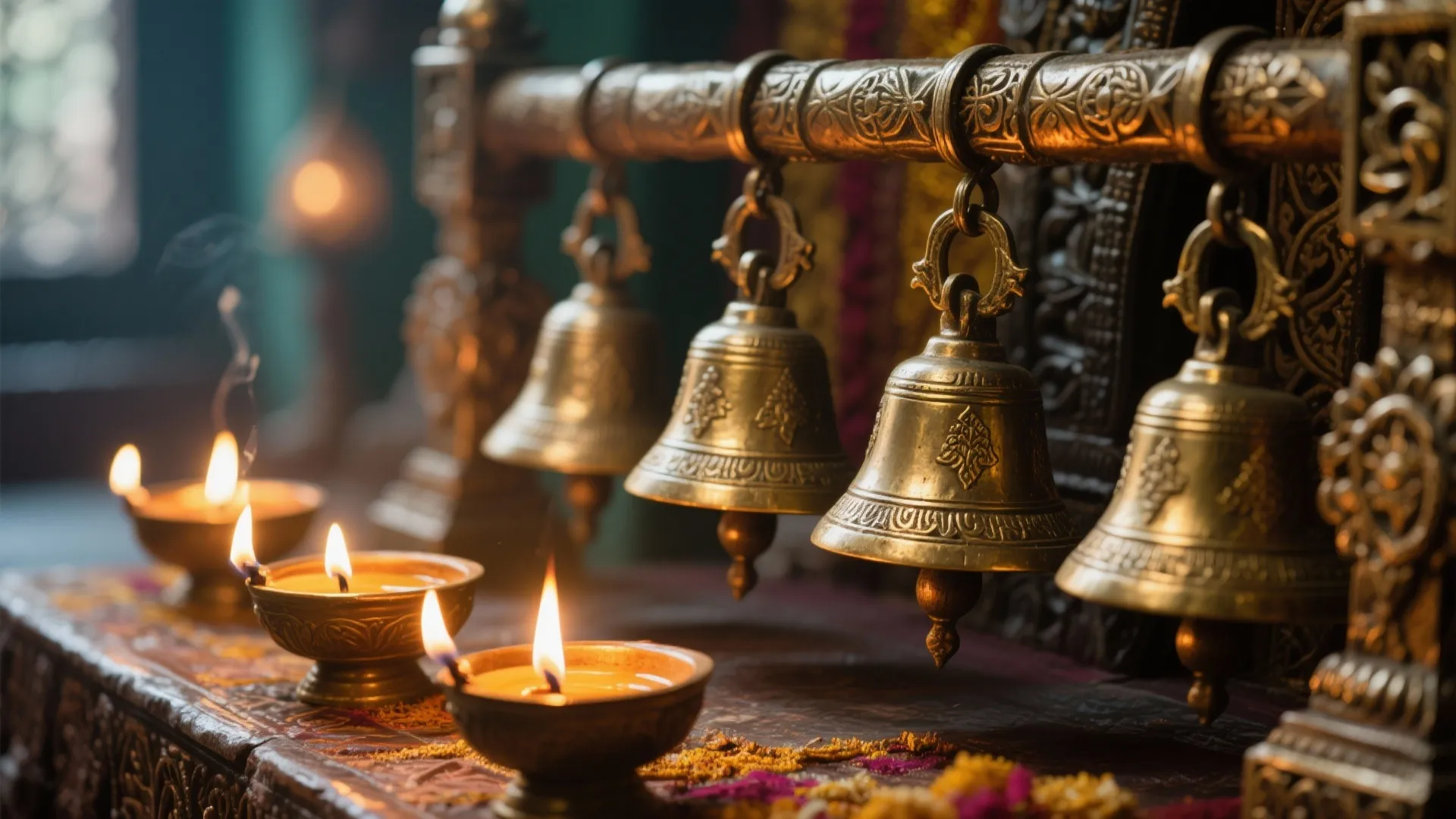 Brass and Bell Accents