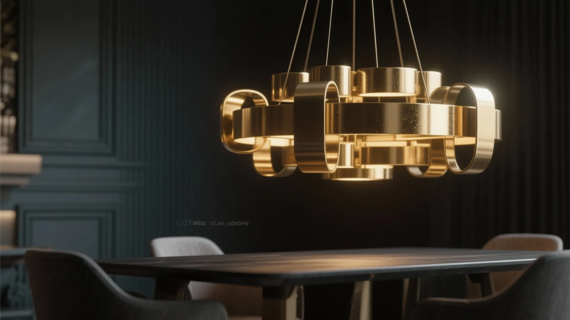 2. Statement Chandelier