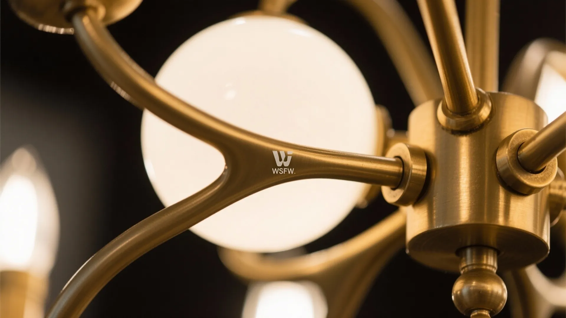 1) Sculptural Statement Chandeliers