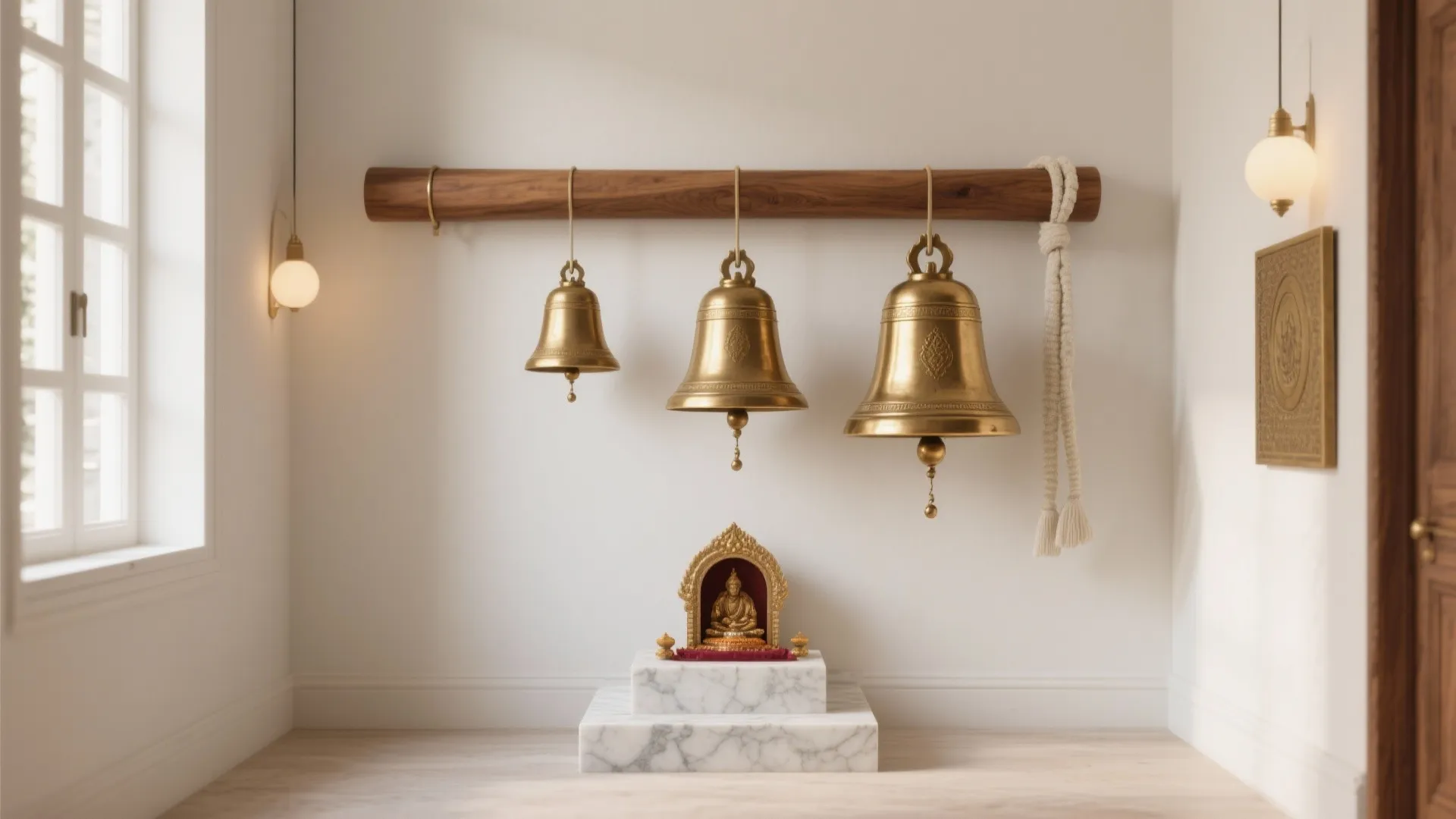 1) Sculptural Brass Clusters, Not Clutter