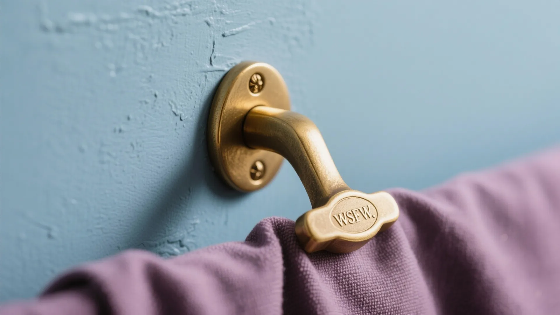 Moody midtones: dusty blue, mauve, and brass accents