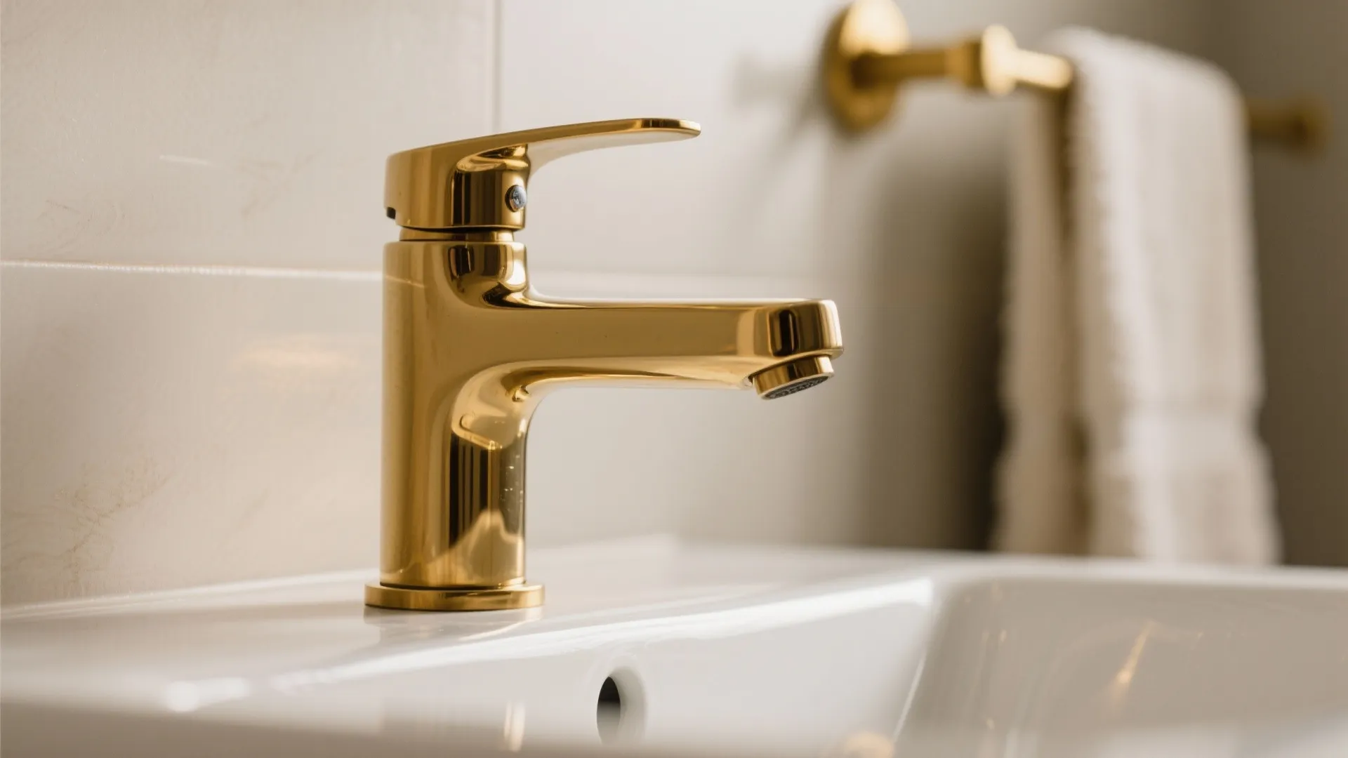 9. Warm Metallic Accents