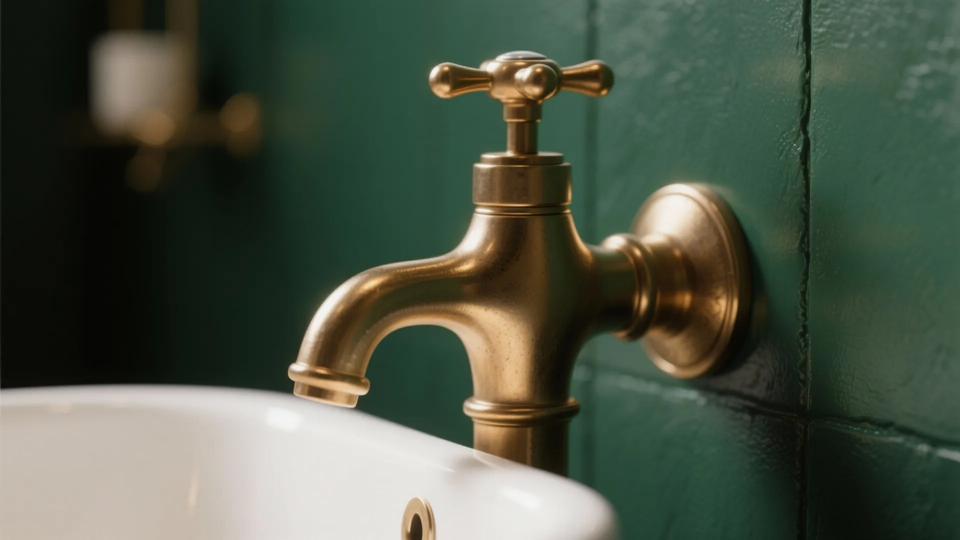 1. Pair With Warm Brass Fixtures