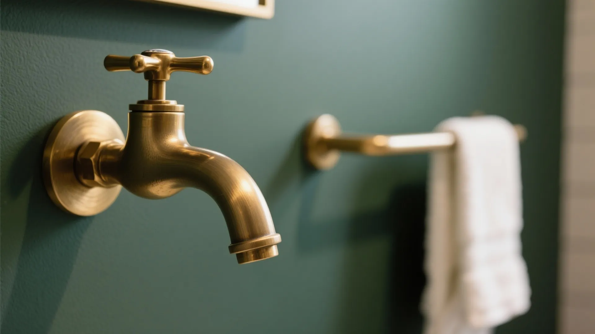 1. Pair with Warm Brass Fixtures