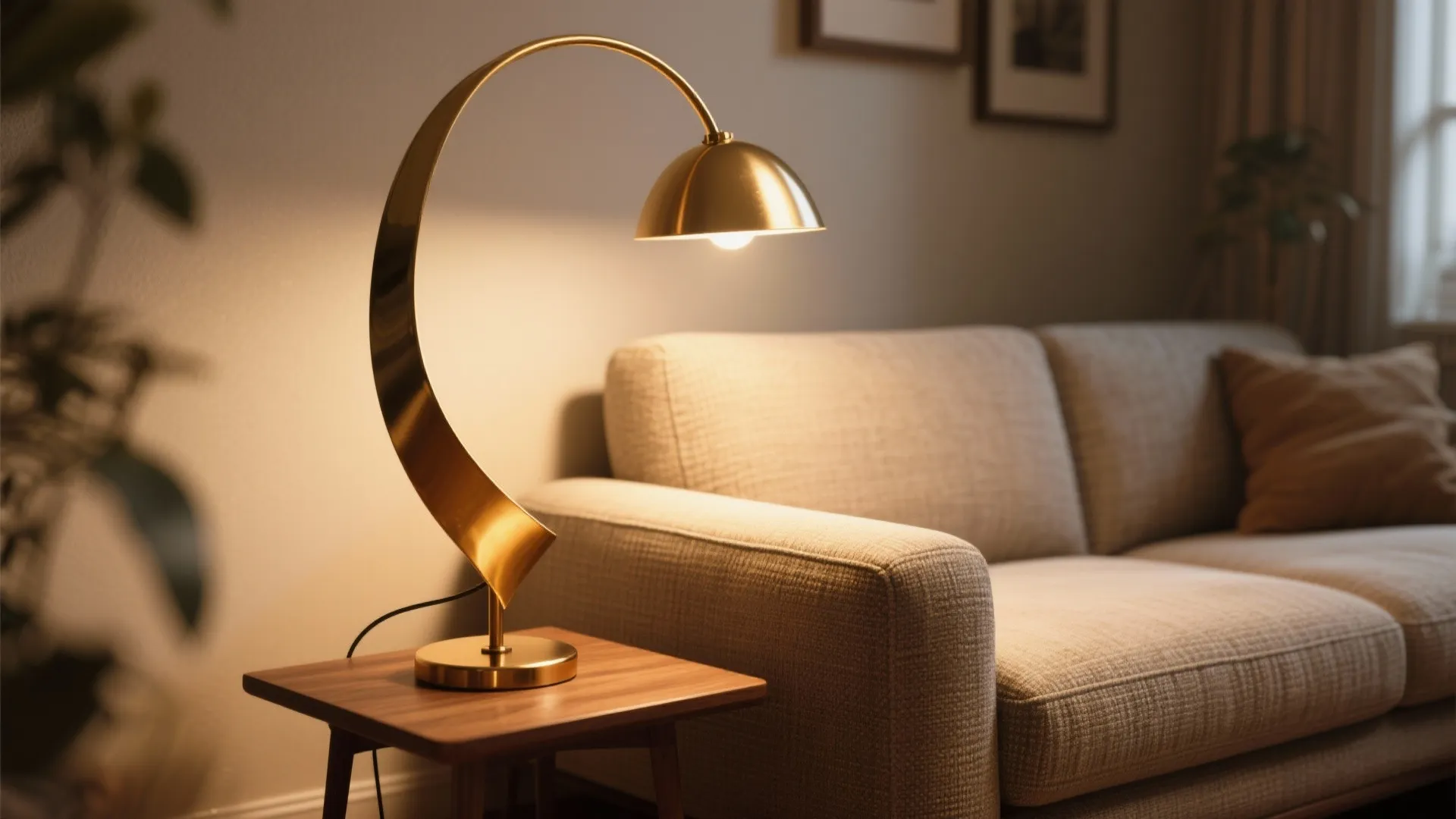 3. Statement Floor Lamps as Sculptural Anchors