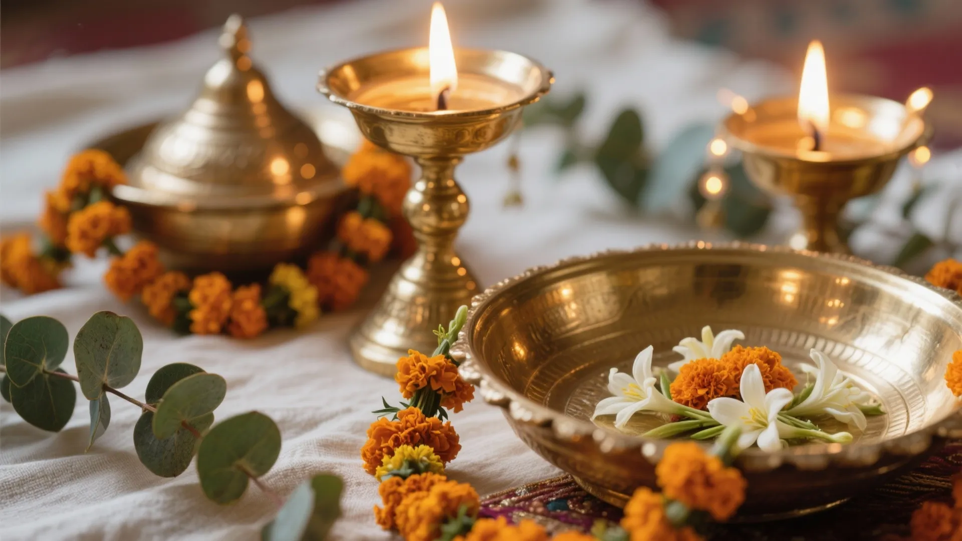 Brass & Flower Harmony (Traditional with a Twist)