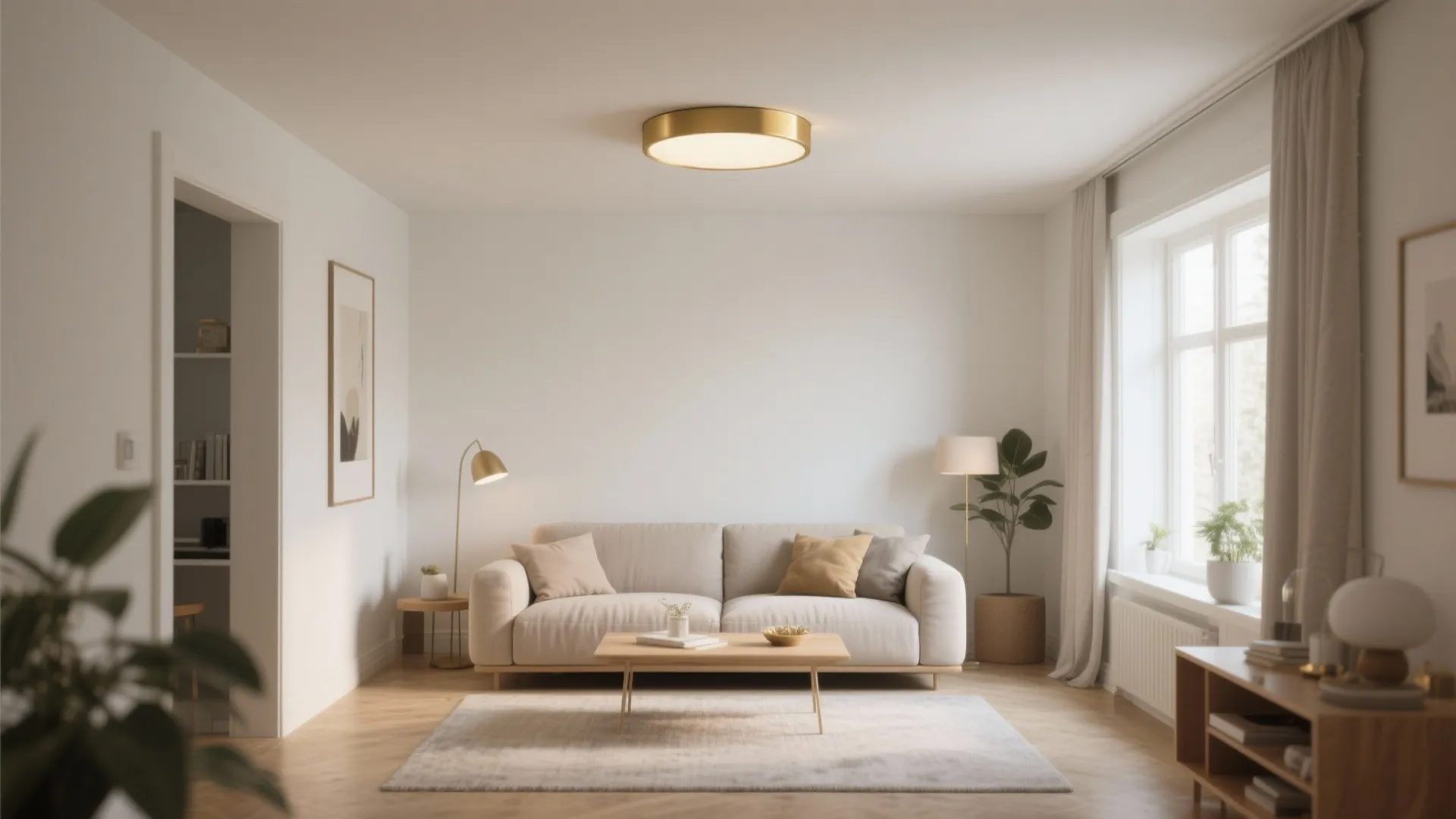 1. Flush Mount Fixtures for Clean Lines