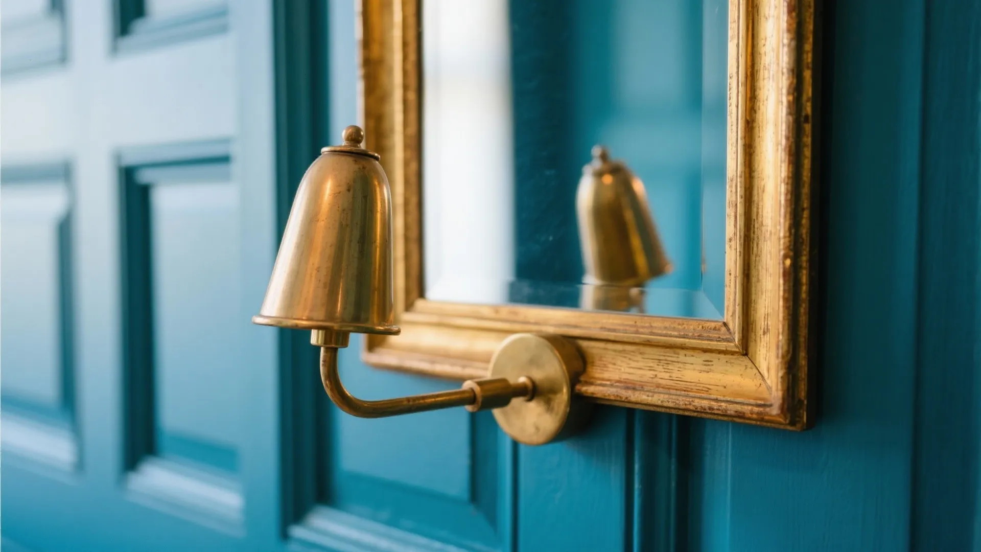 Antique Brass and Gilded Details in Small Doses