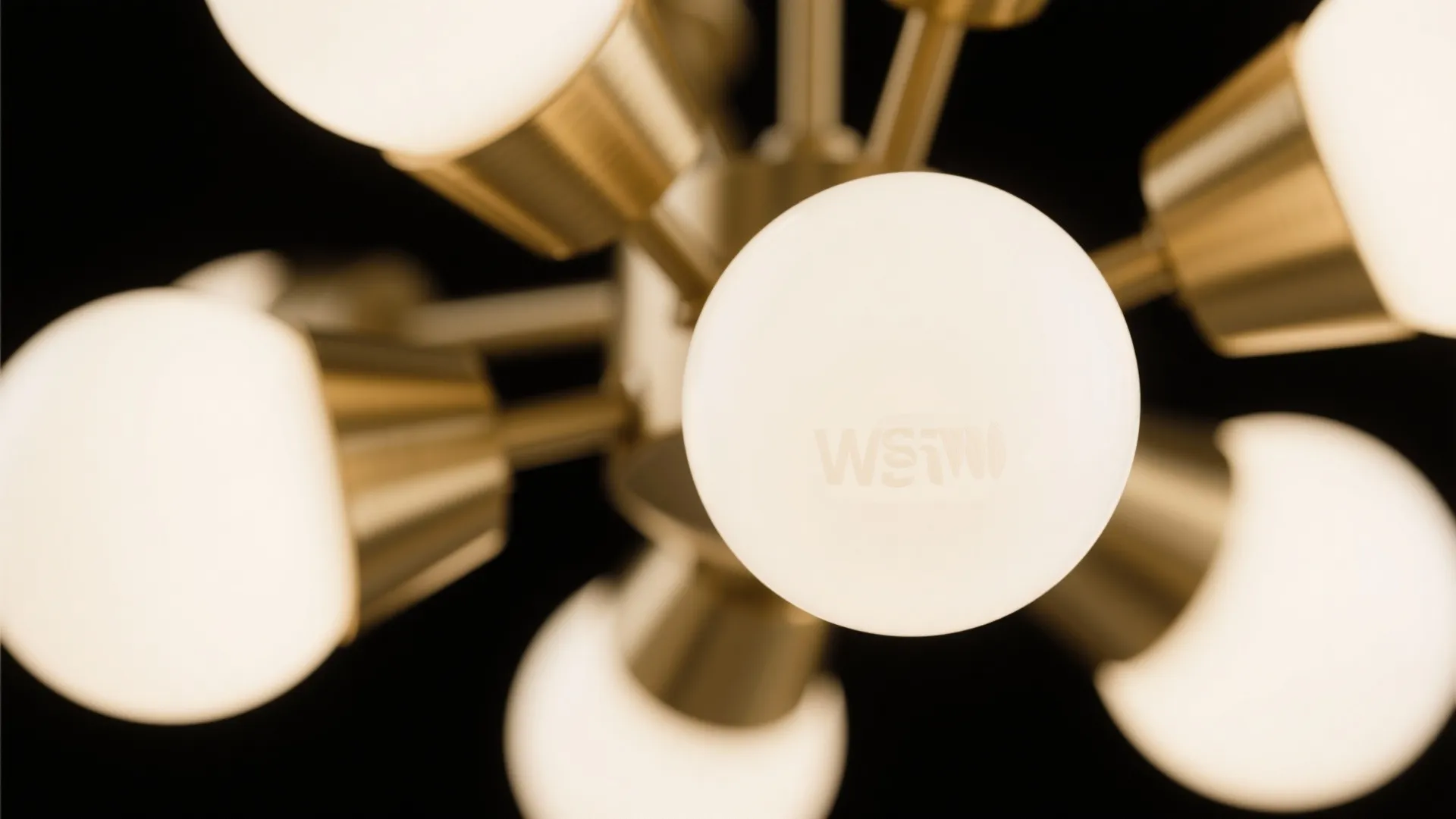 Minimalist Brass Cluster for Low Ceilings