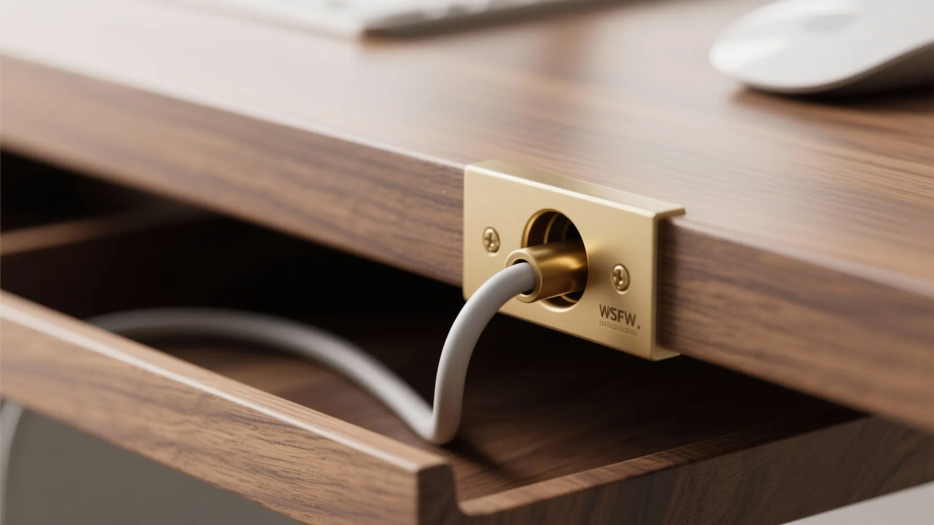 Compact “Library Table” Layout with Concealed Power