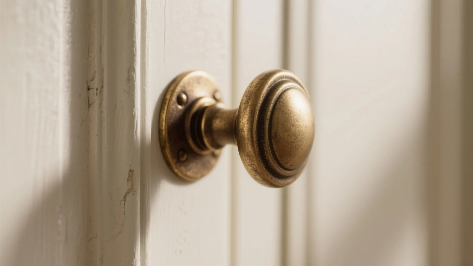 2. Add subtle brass hardware for vintage flair