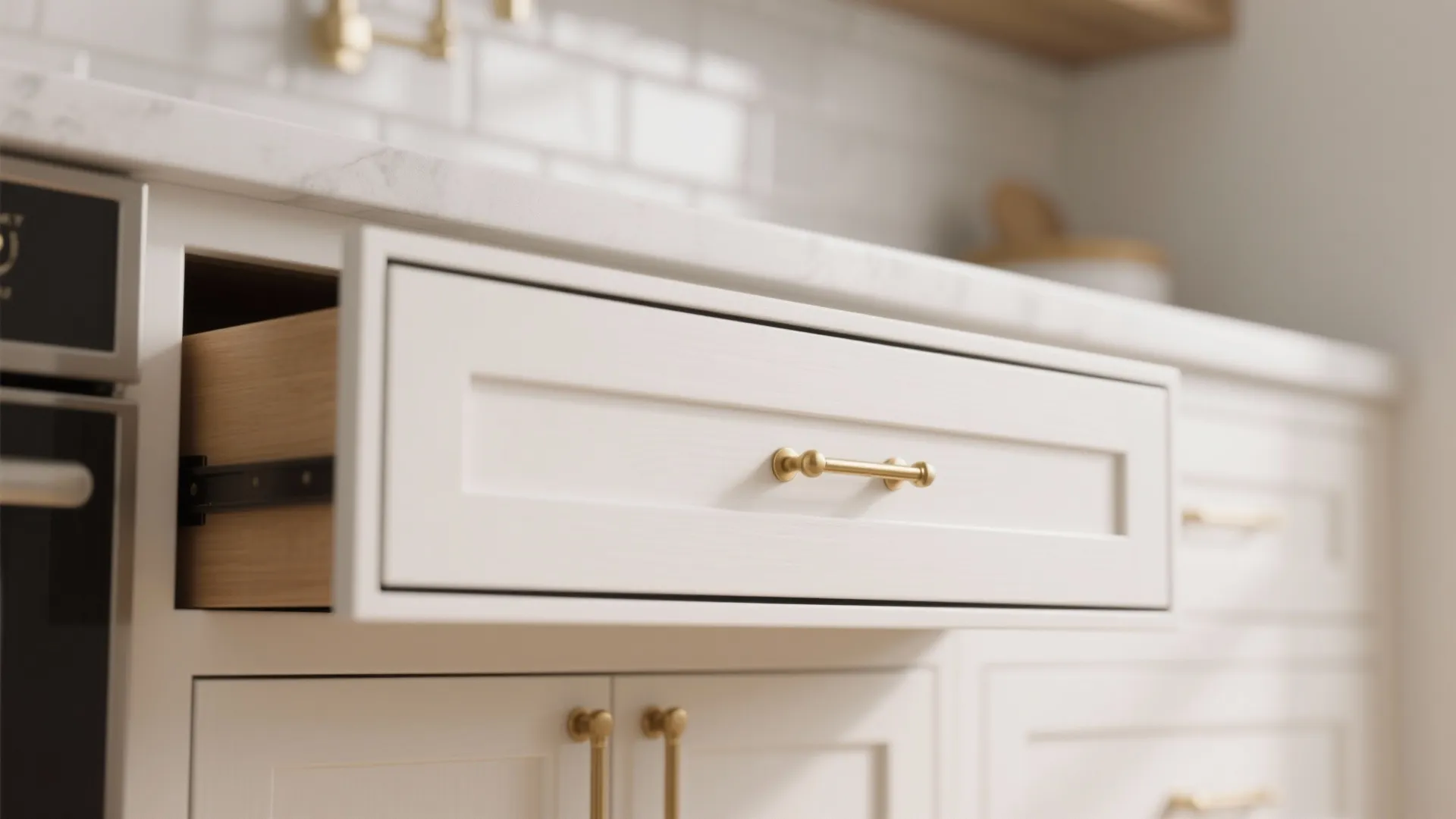 2. Use contrasting hardware and trim