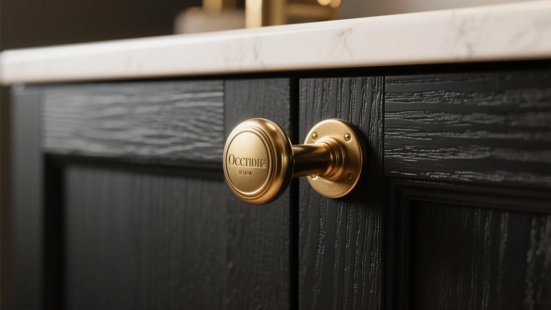 2. Warm Metal Accents