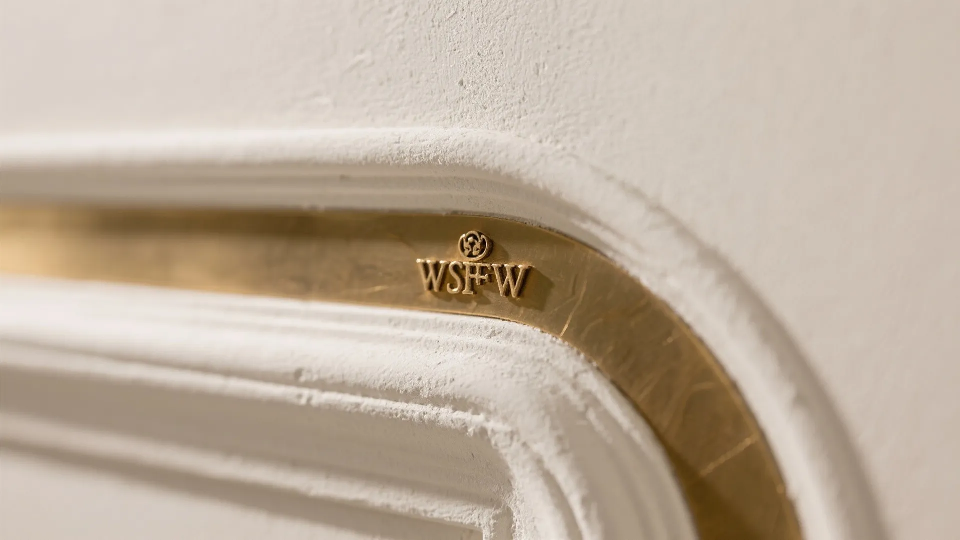 Metal Inlay Edge and Micro-Arch for Modern Minimalism