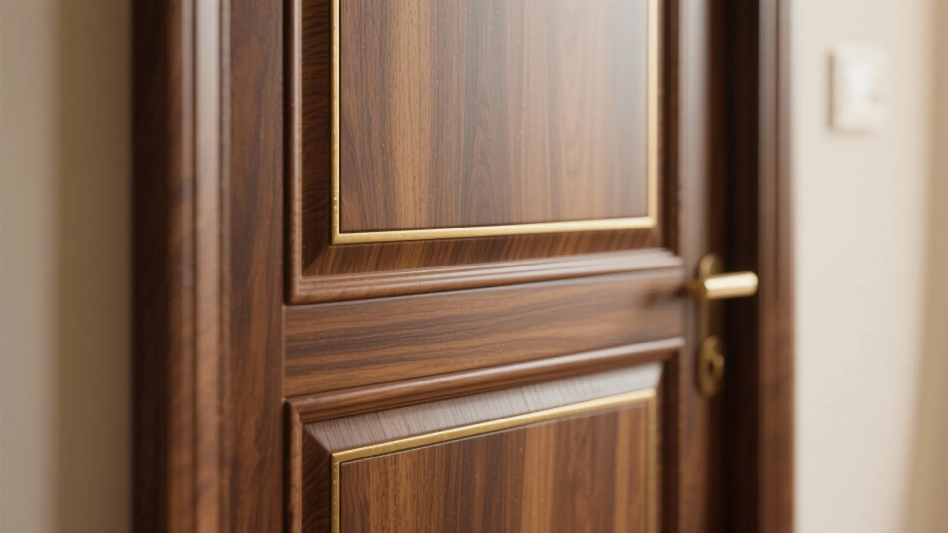 4) Warm Veneer, Brass Inlay, and BWP Durability