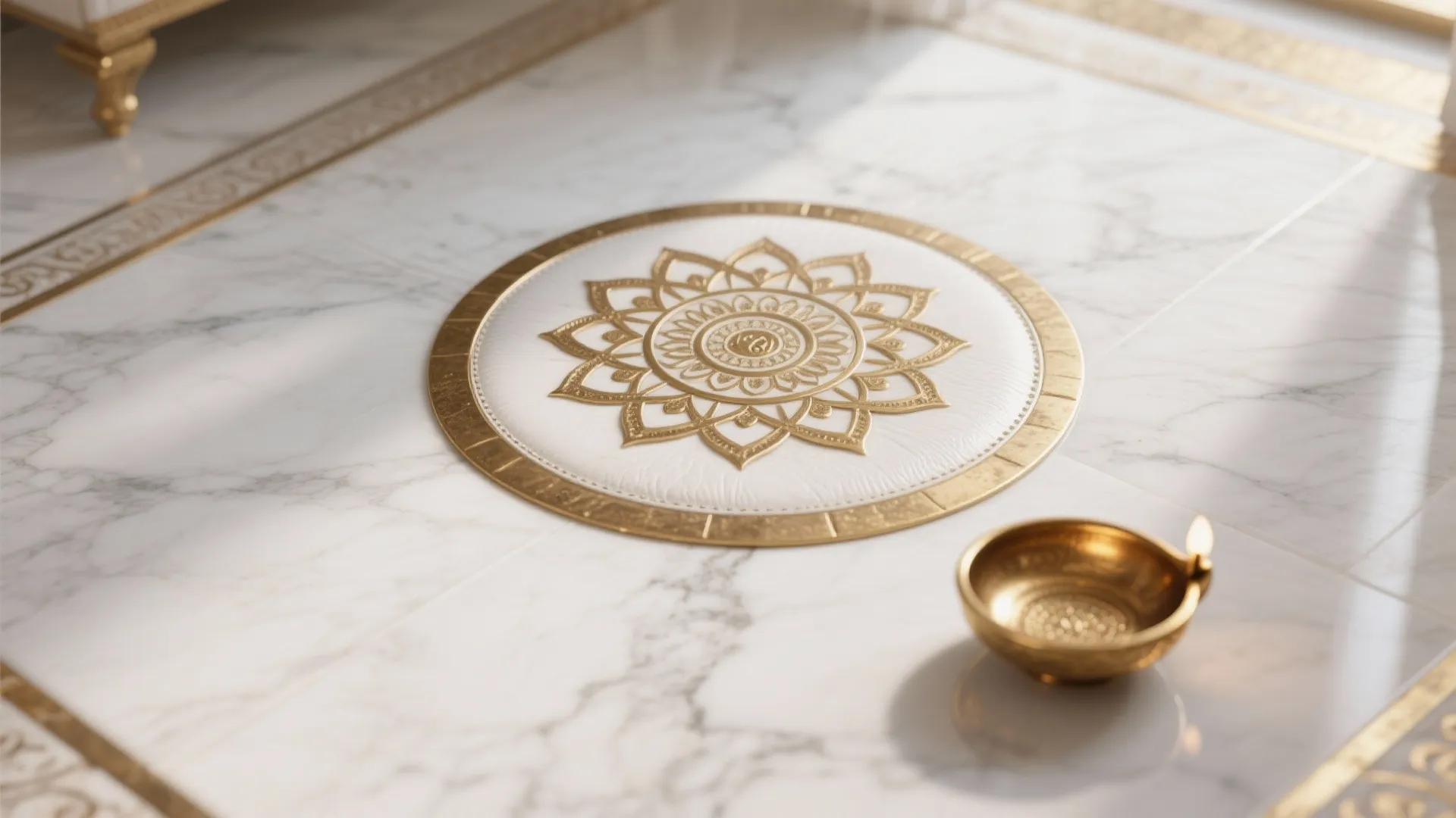 [Section: Ideas] 1) Marble-and-Brass Inlay Serenity