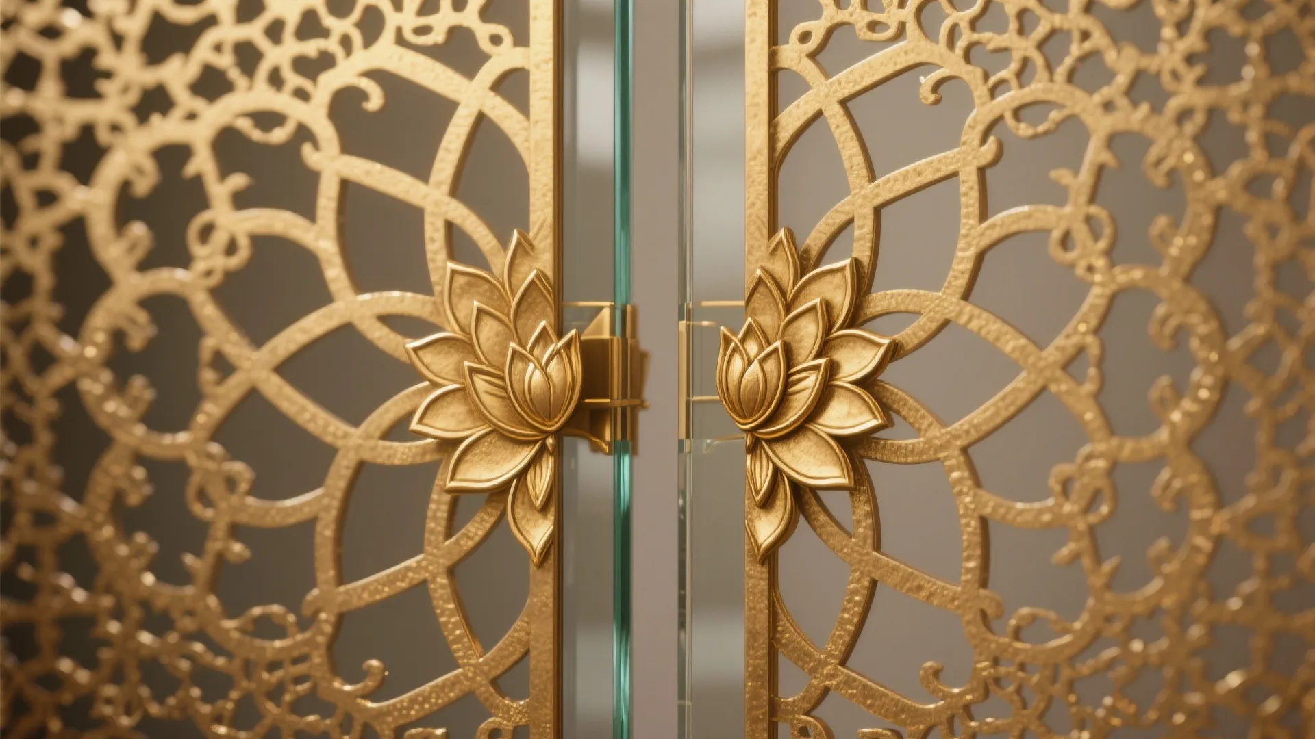 Jaali + Glass Combo for Sacred Geometry