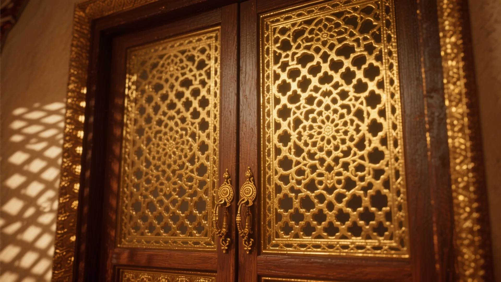 Metallic Jaali Panels