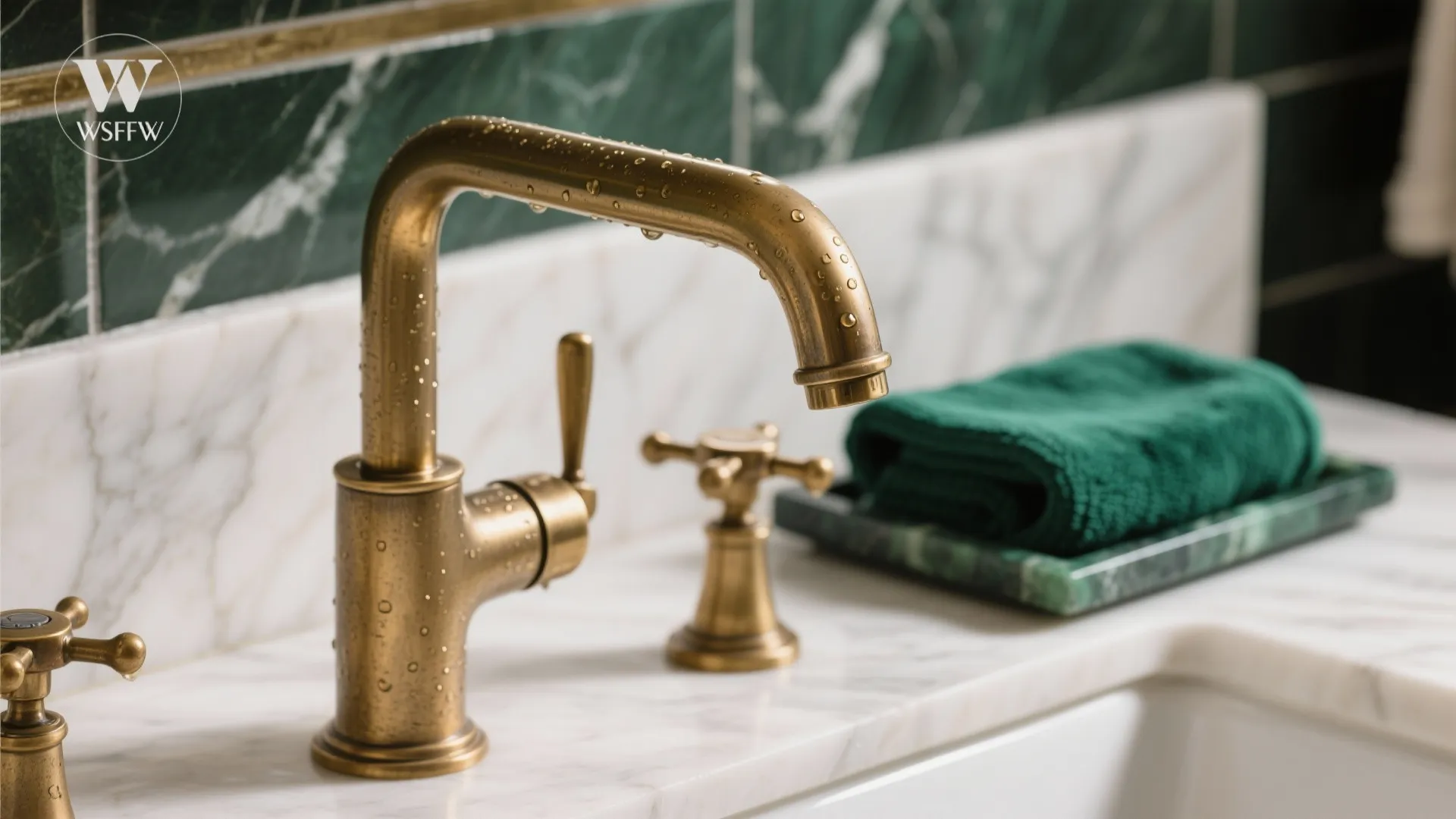 Gilded Fixtures and Jewel Accents