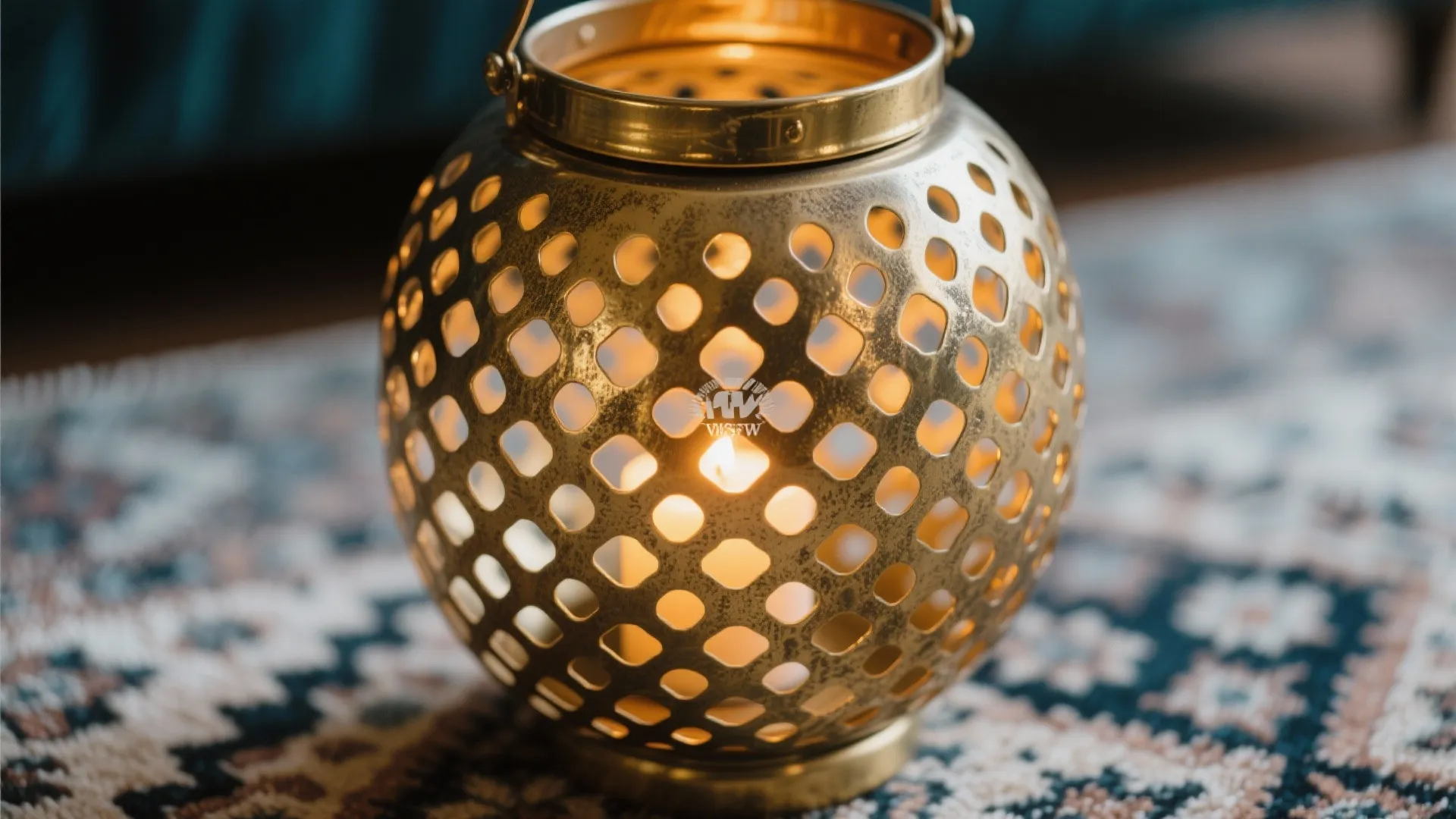 Lantern lighting and warm metals