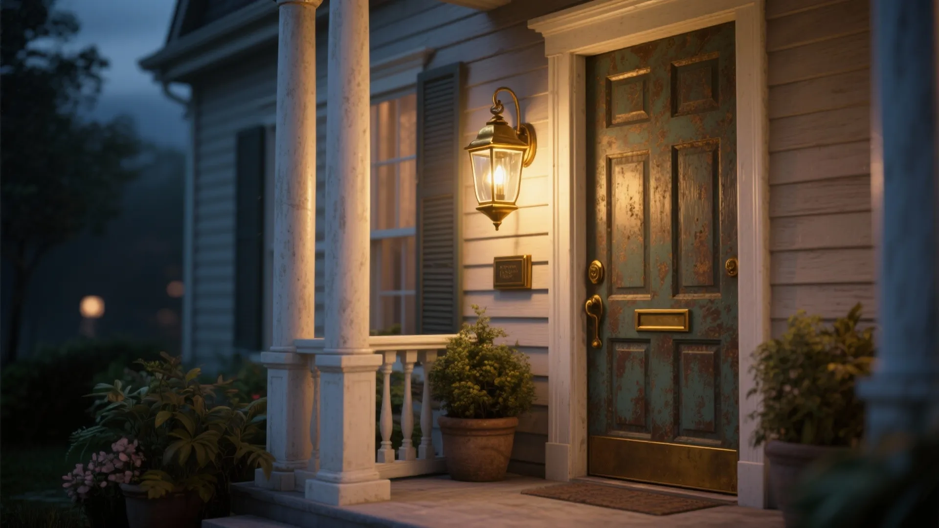 2. Lantern-style Fixture for a Classic Look