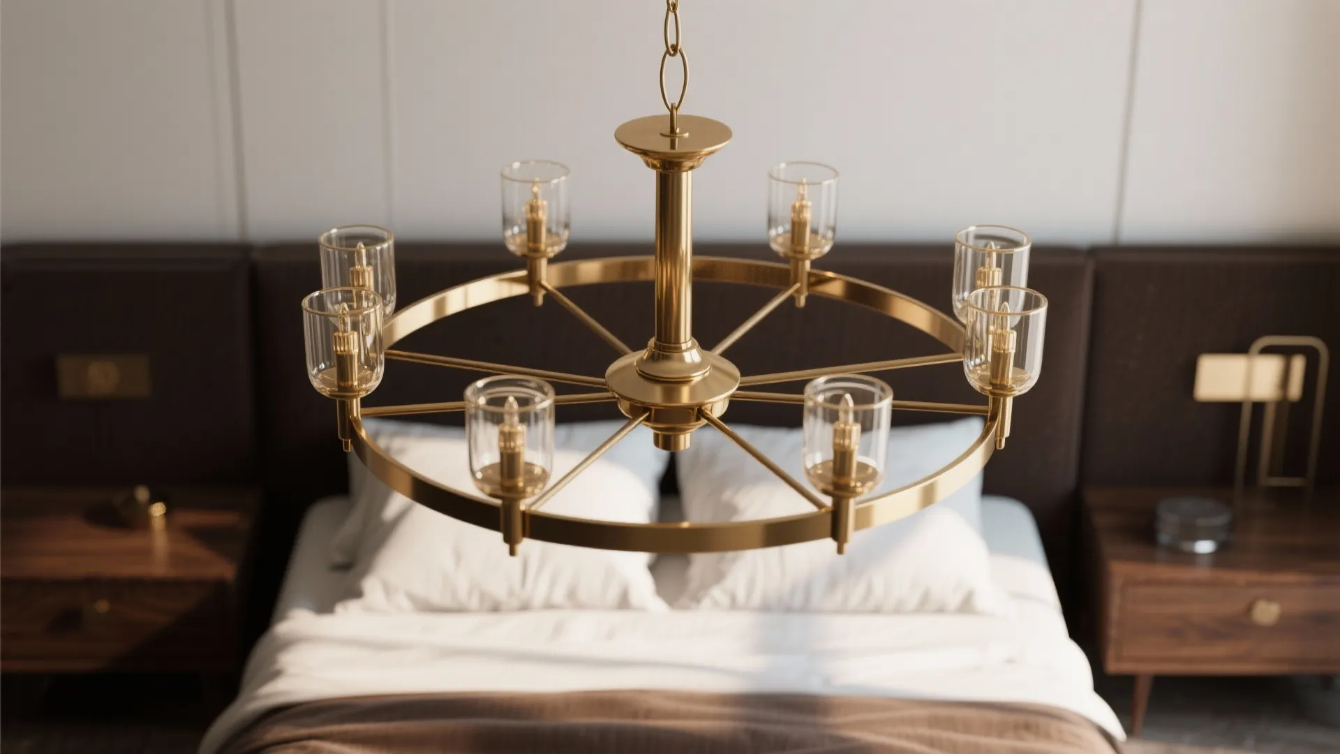 2. Statement Lighting to Balance Weight