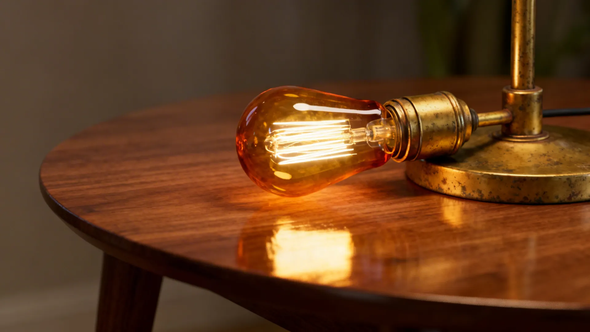 5. Brass Accents and Warm Lighting