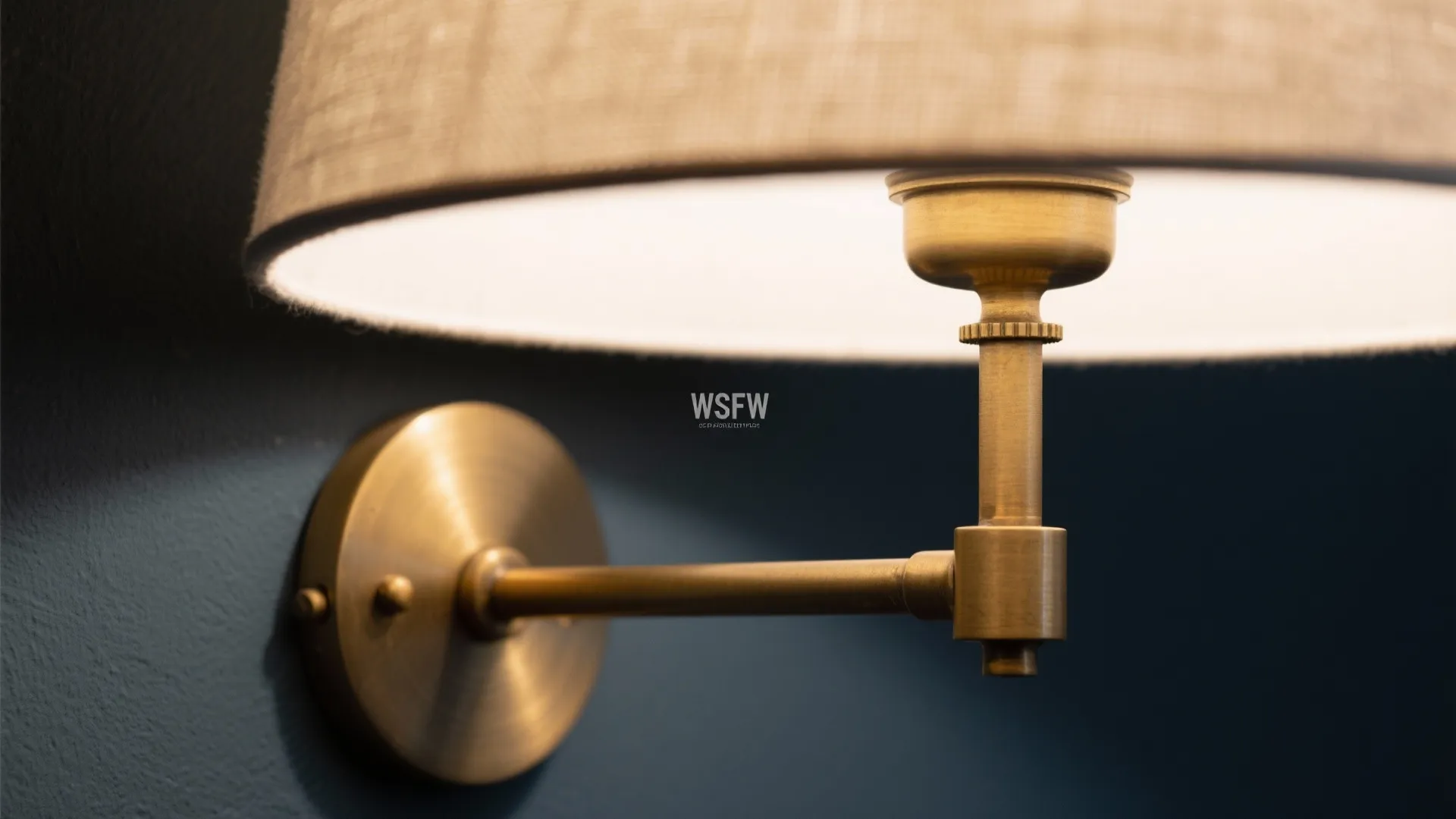 Deep Navy + Brass Accents