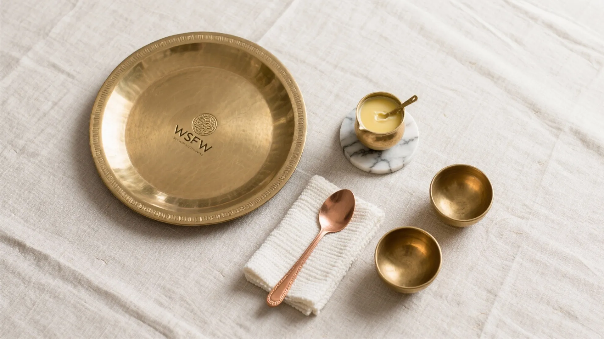 Minimal Brass & Marble Harmony
