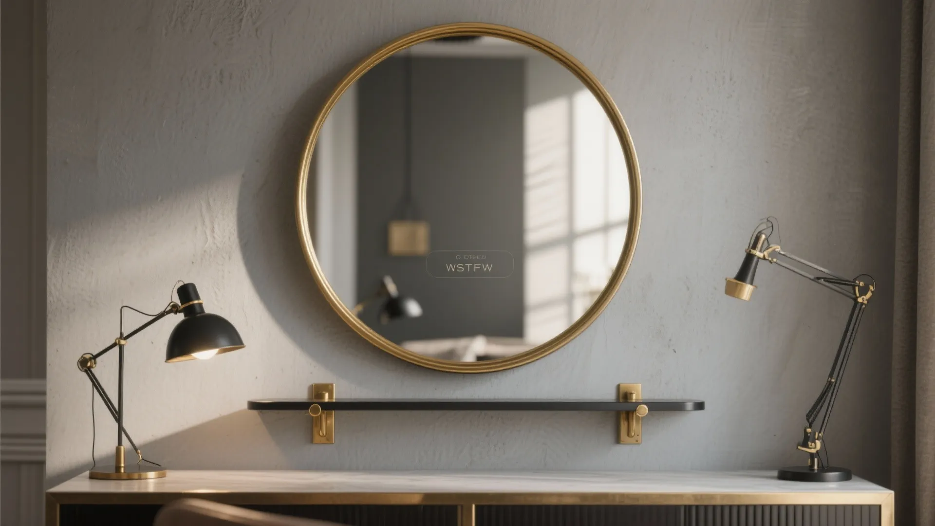 4. Metallic Accents and Mirrors
