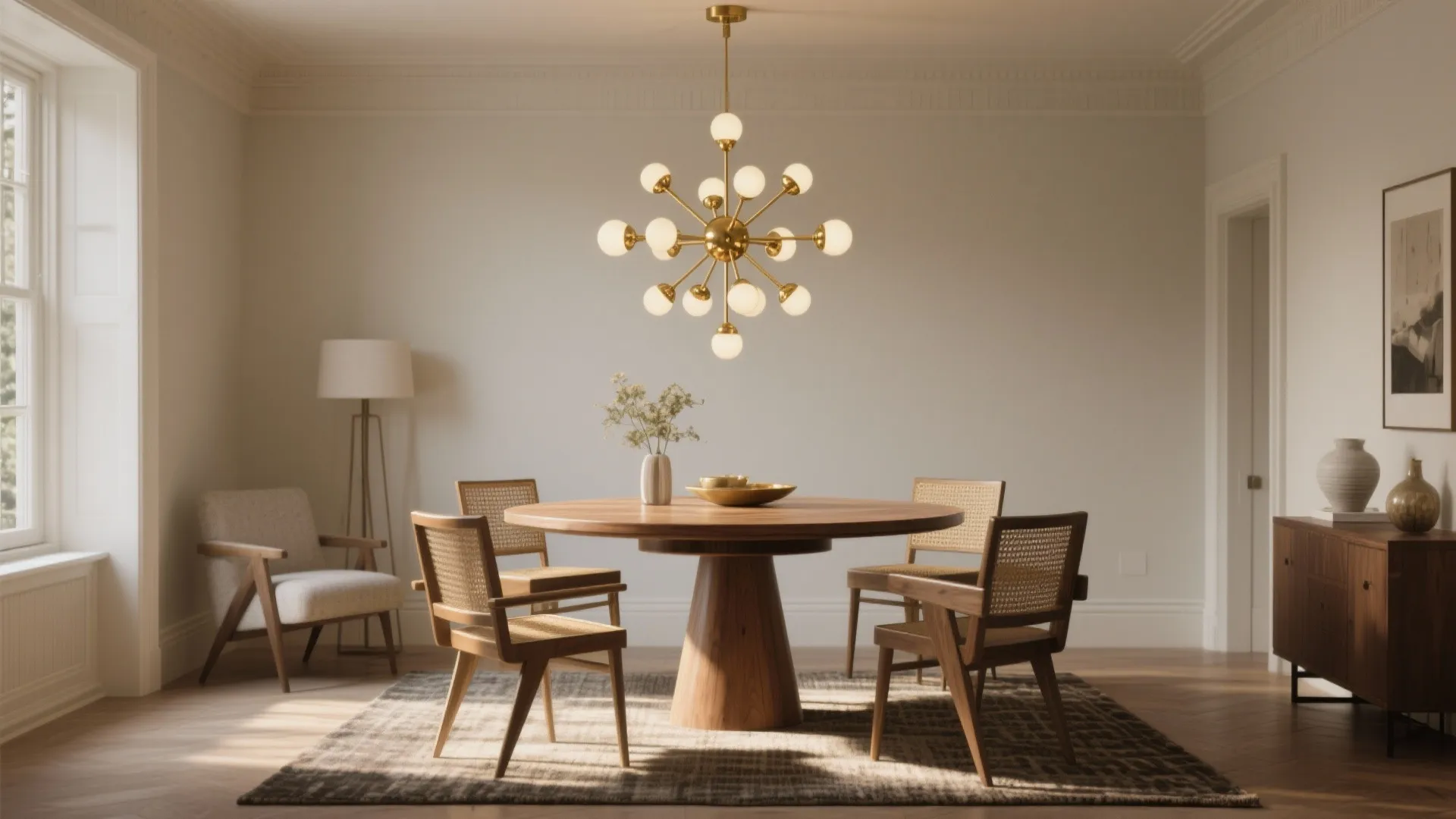 2. Brass Multi-Arm Pendants