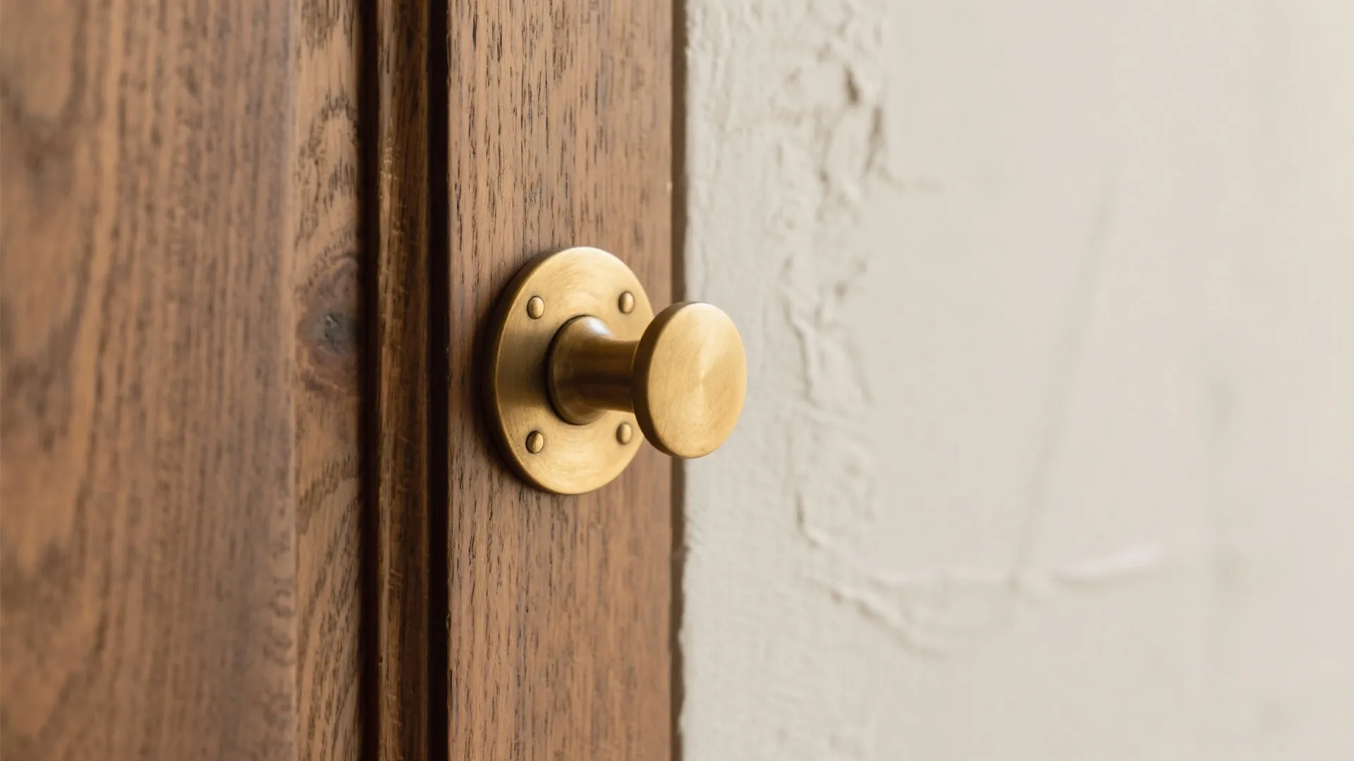 Quiet Luxury Palette: Stone, Warm Wood, and Brass