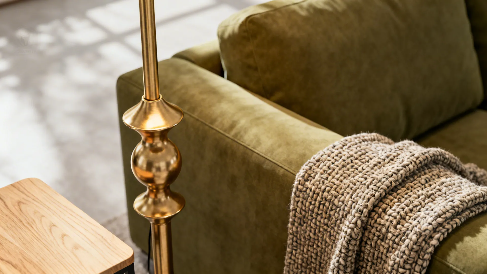 1. Earthy Minimalism with Brass Accents