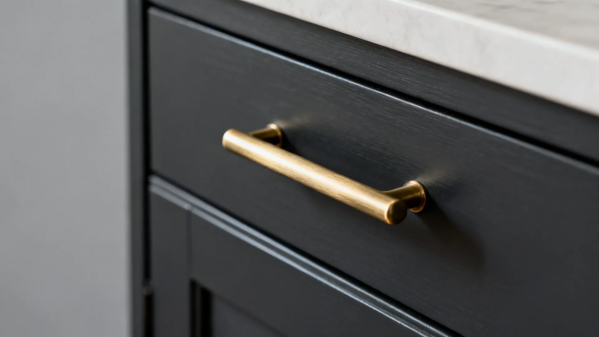 Charcoal, Soft Gray, and Brass