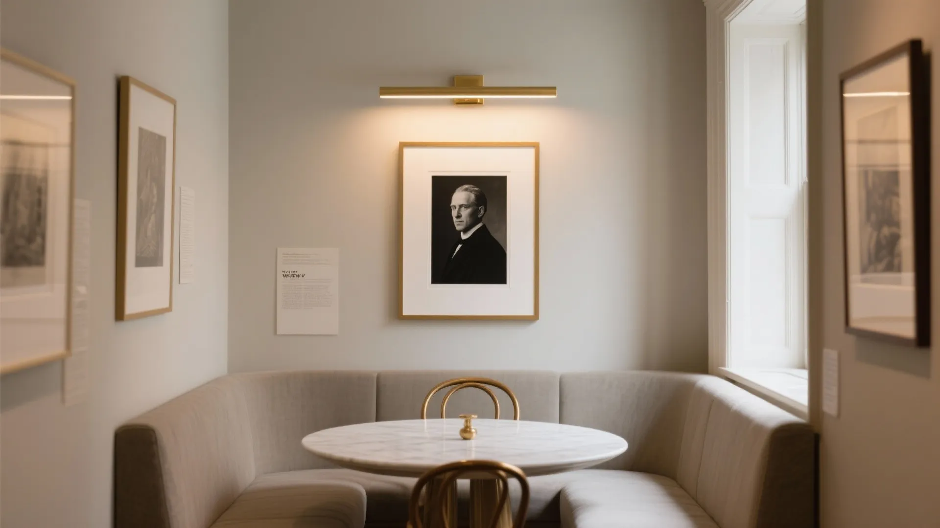 Picture lights with museum vibes