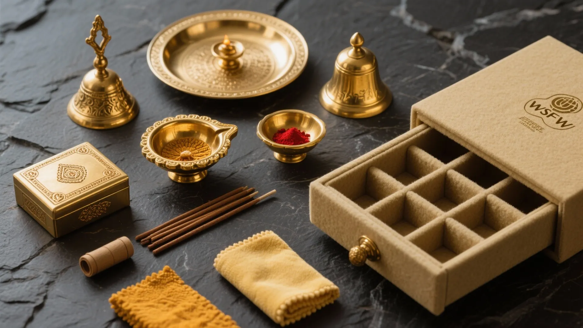 Brass, Bell Metal & Thoughtful Storage