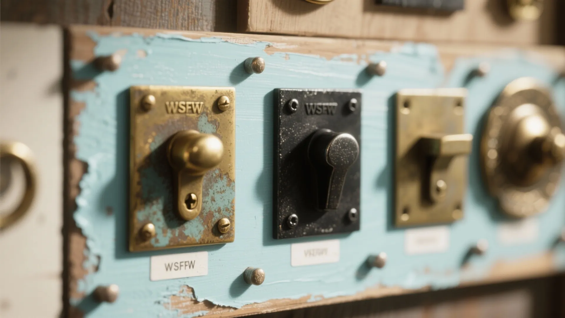 5. Accent with brass or oxidized metals for contrast