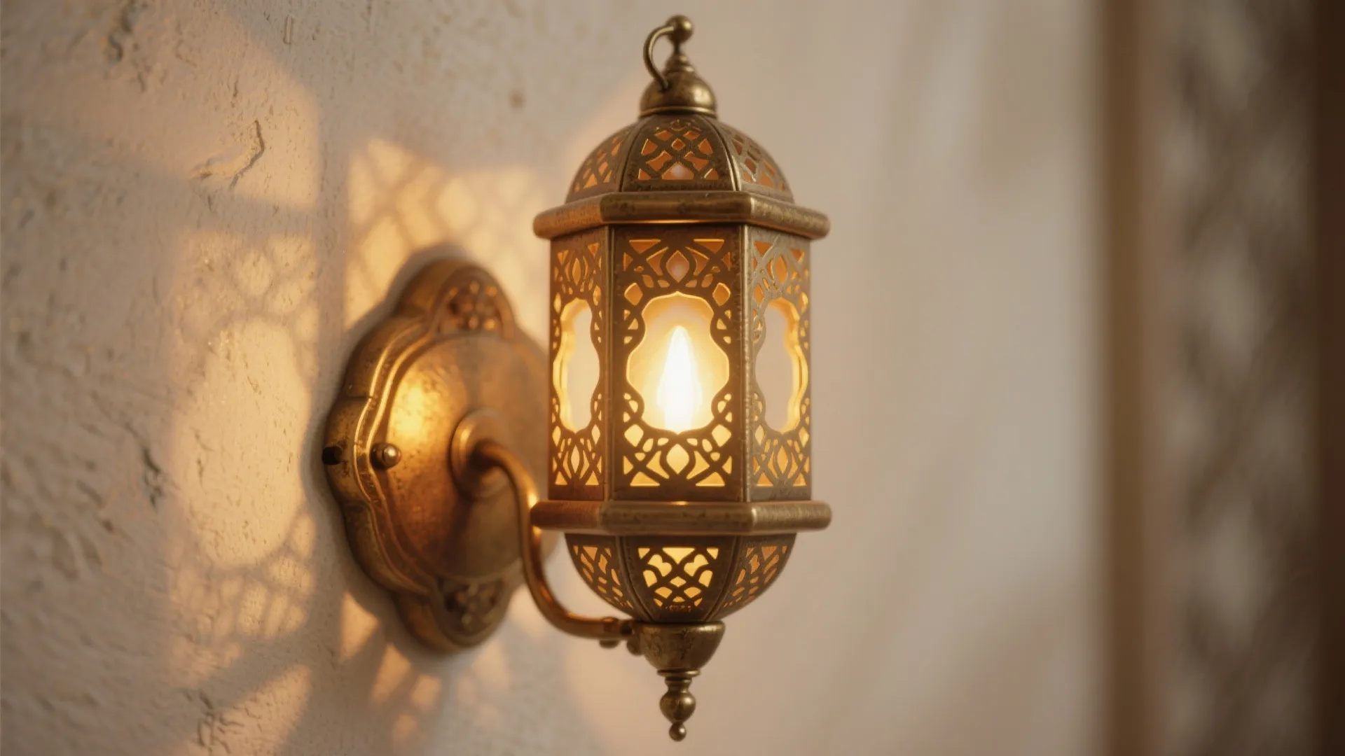 1. Brass Lantern Sconces for Warmth