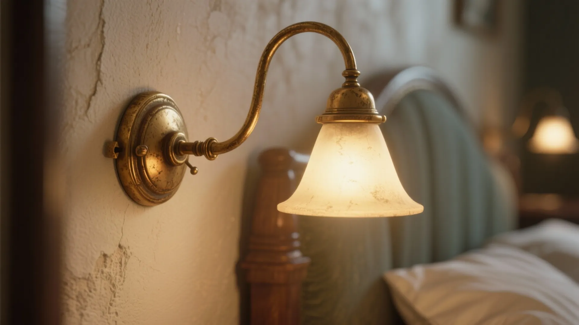 1. Classic Brass Arm Sconces