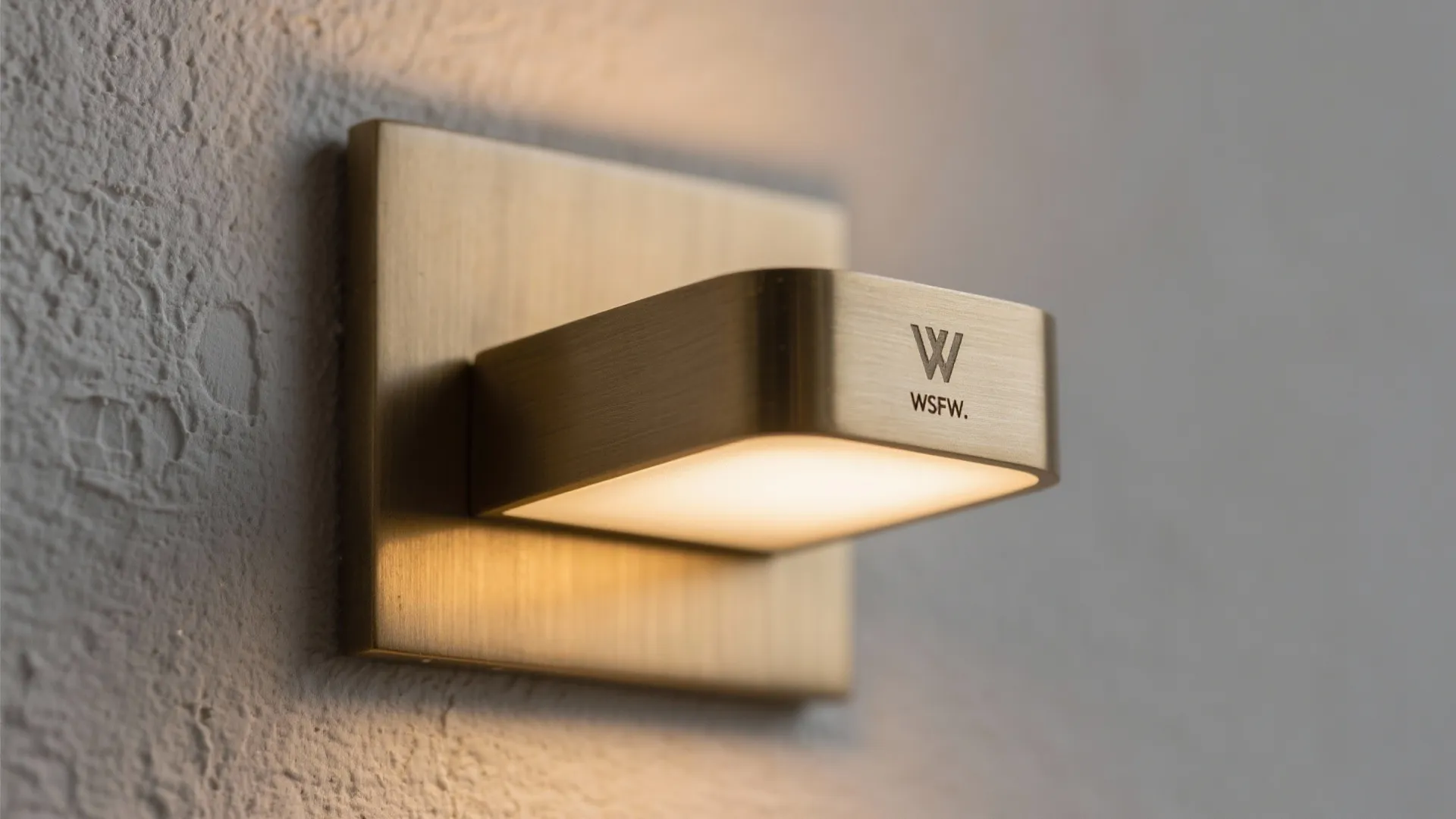 1) Slim brass sconces for layered ambient light